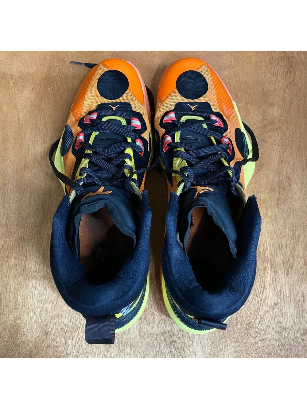 Jordan Zion 1 SP Naruto Kyuubi Shoes Mens 12.5 Electric Yellow Orange DQ4706-780